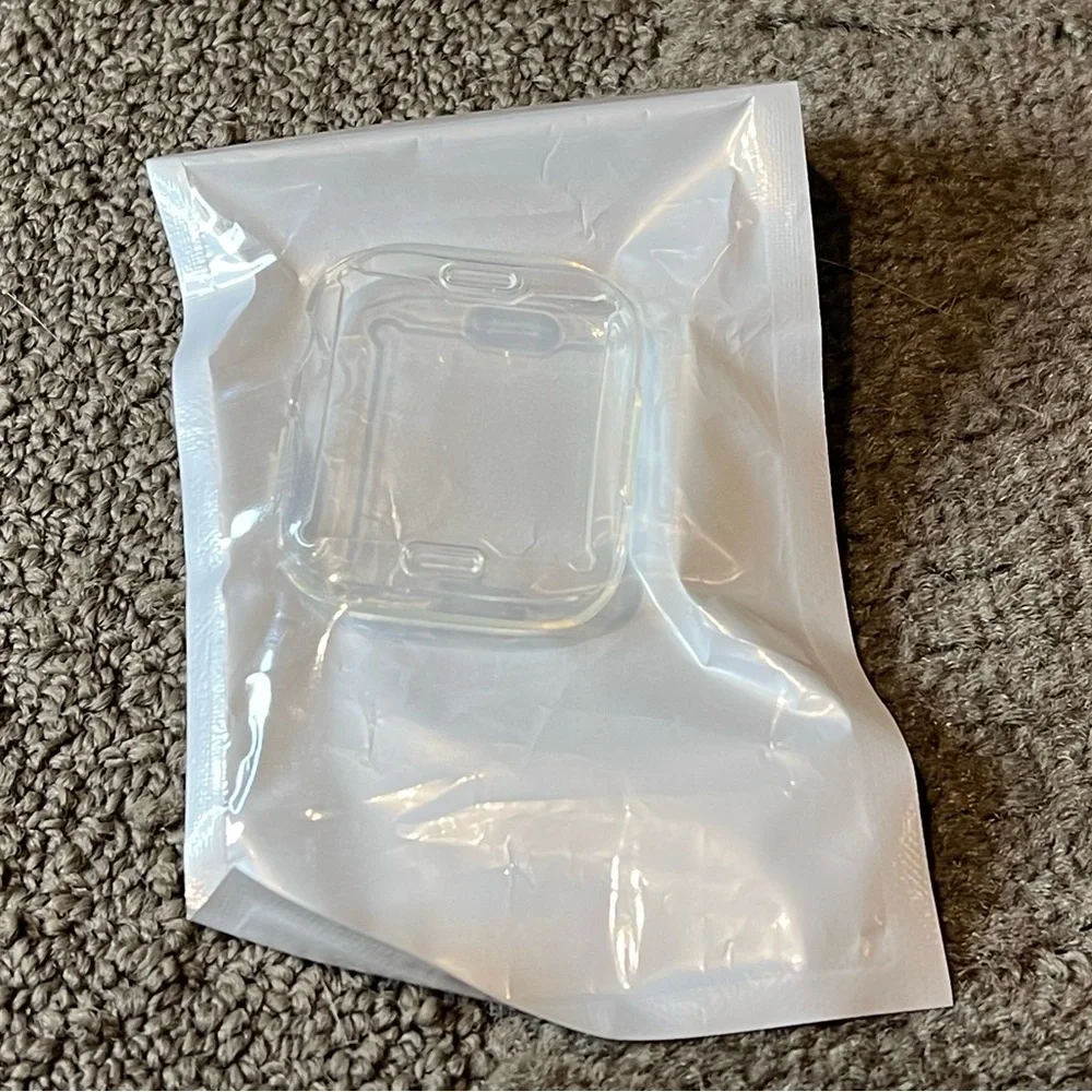*6 for $10!* Clear TPU Apple Watch Cover Case Protector Flexible 45mm Minimalist